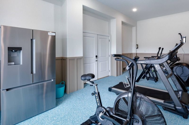 Fitness room equipment