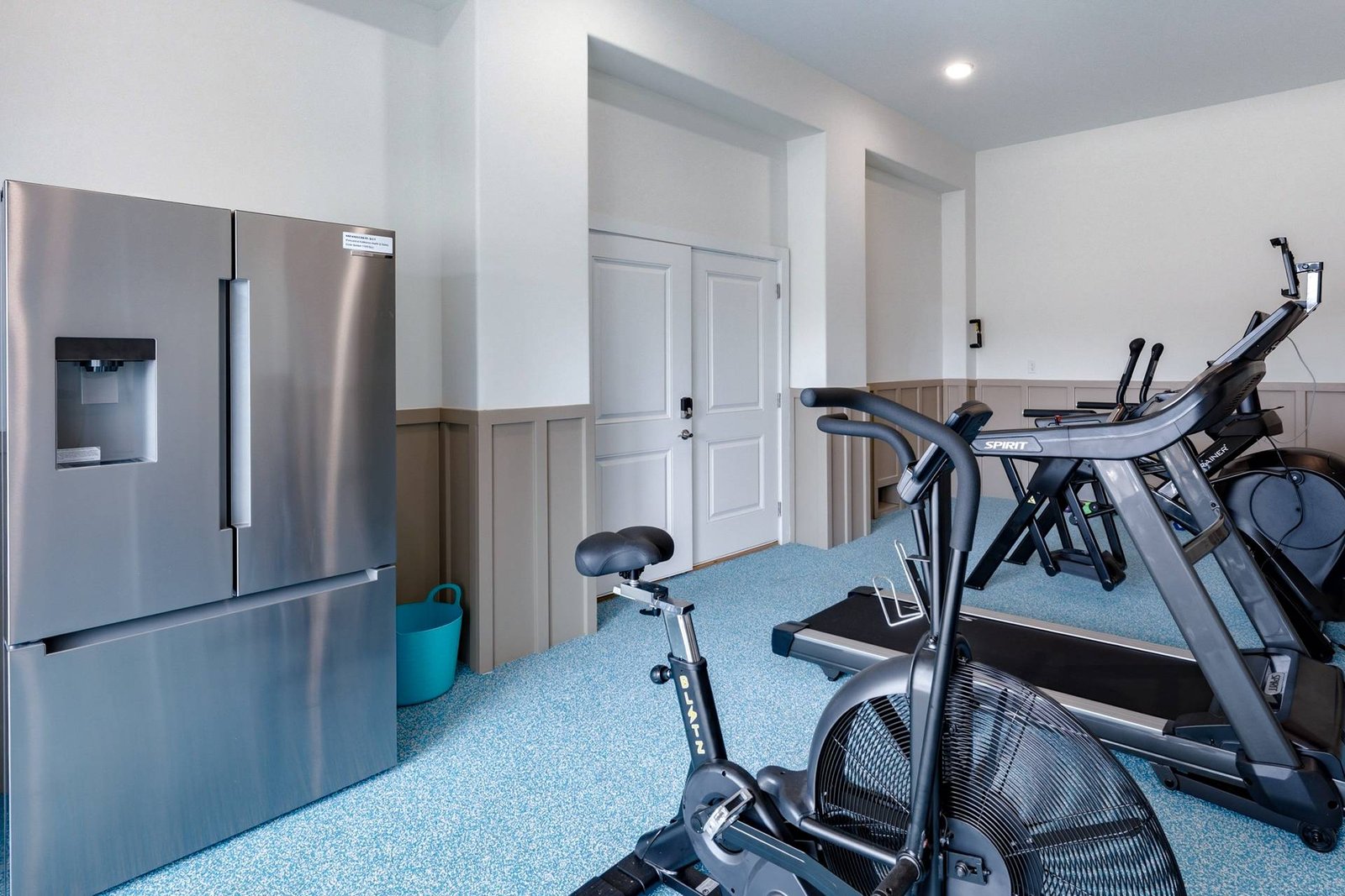 Fitness room equipment