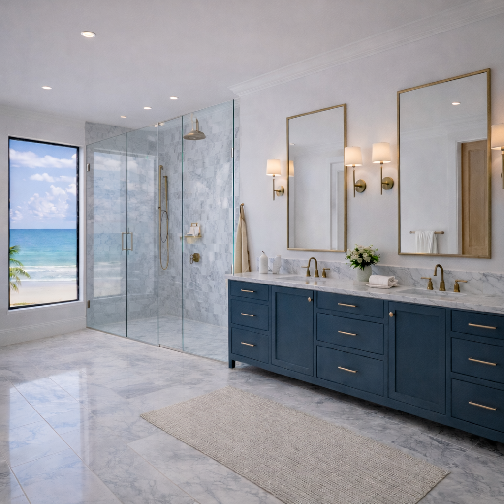 The Atlantic Bathroom at Carolina Seas