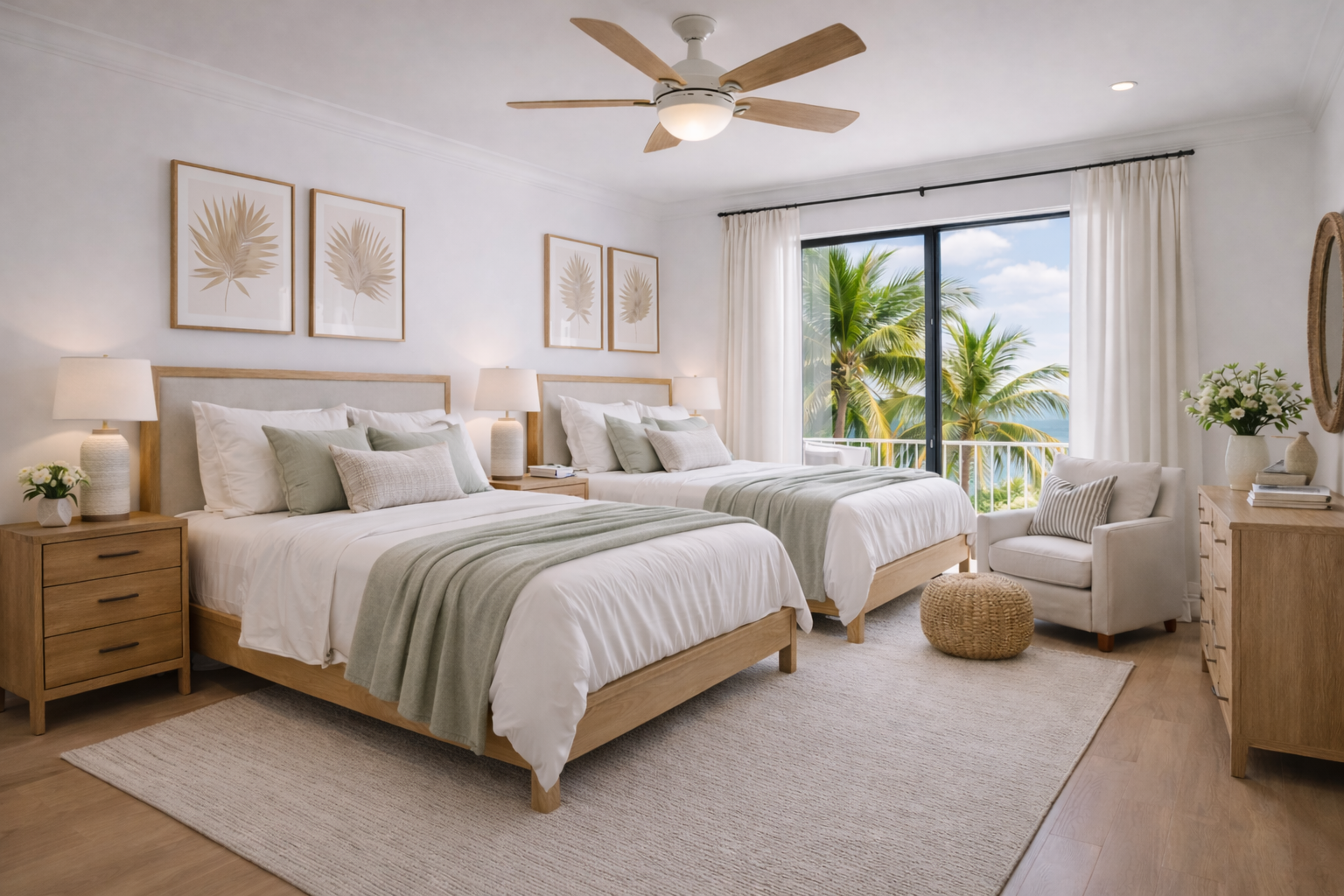 The Palmetto Bedroom at Carolina Seas