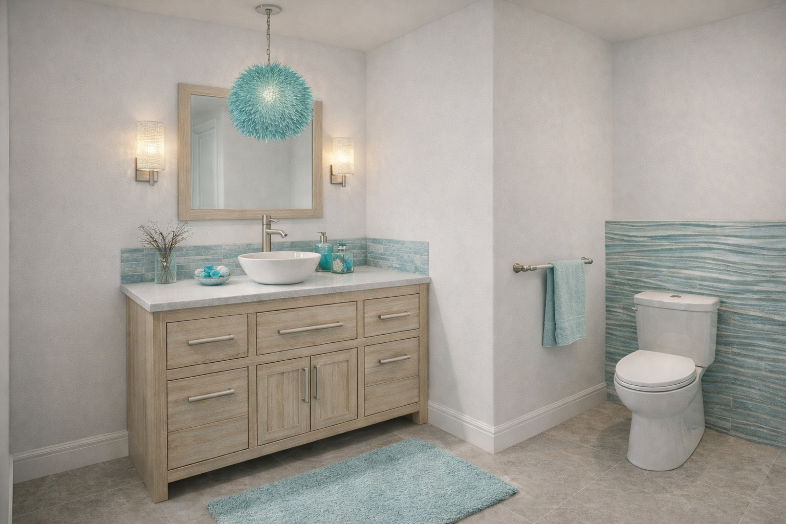 The Powder Room at Carolina Seas