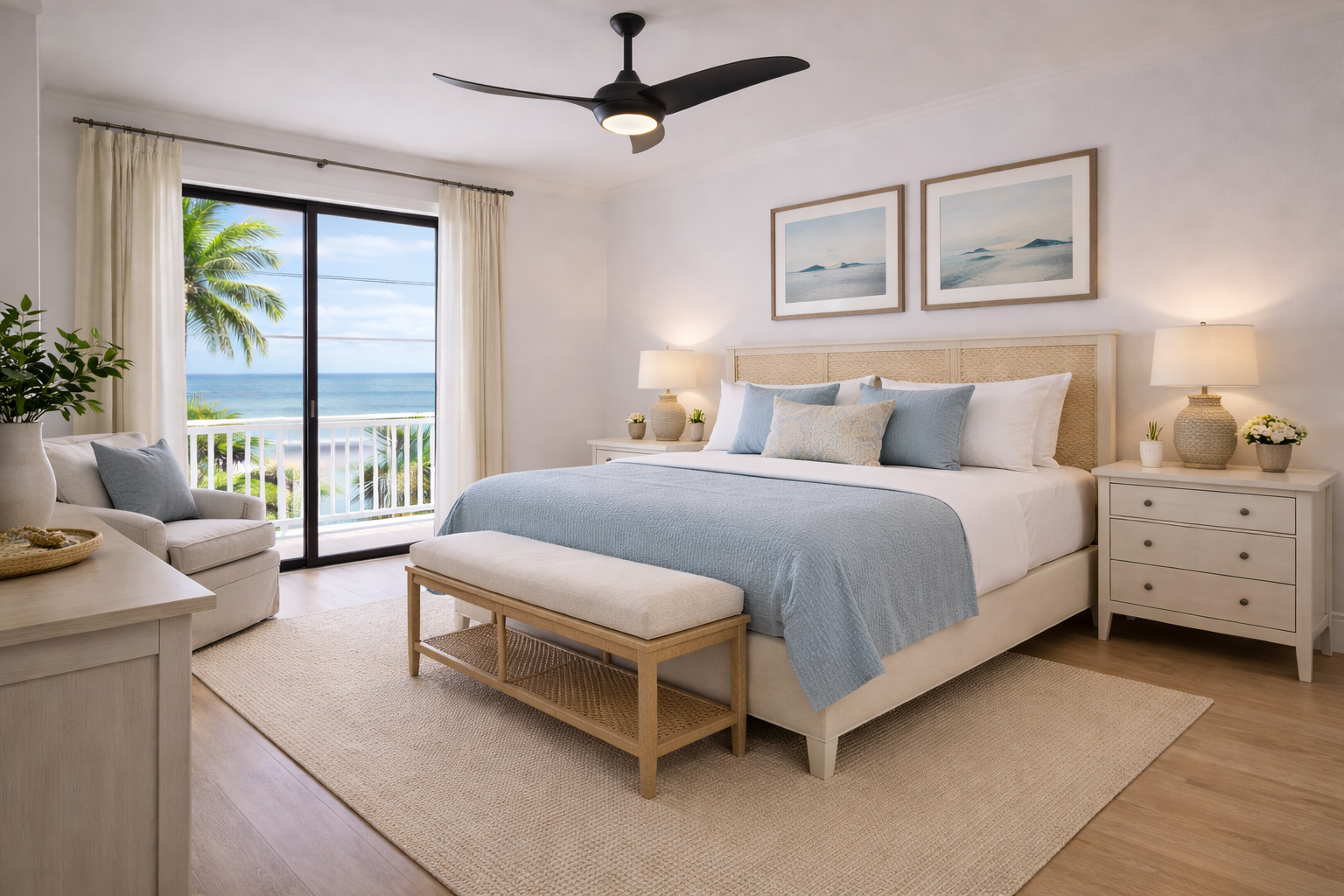 The Ocean Mist Bedroom at Carolina Seas